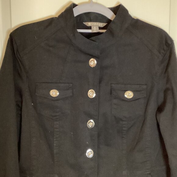 Spanner Women's Black Utility Jacket Size 8 Lightweight - Picture 1 of 10